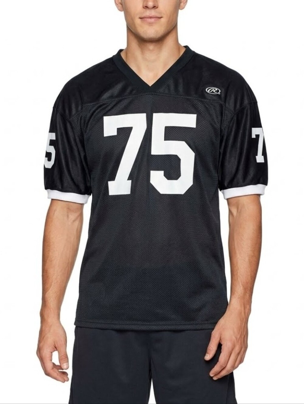 Rawlings Athletic Jersey Vintage Streetwear Number 75 Jersey Black Size XL